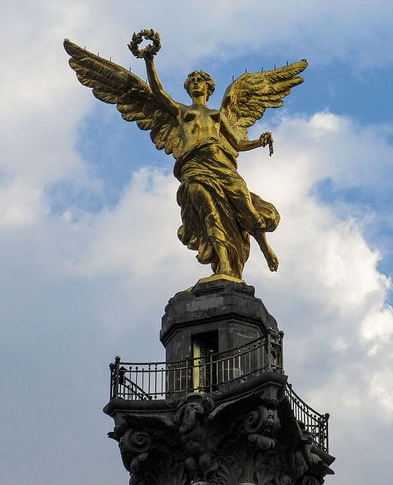 Mexico City Statue that inspired Queens Virtues